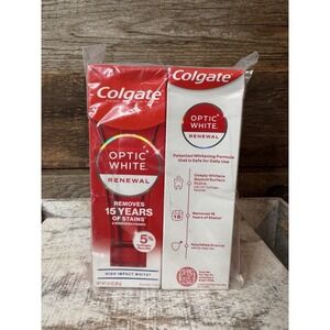 Colgate Optic White Renewal Toothpaste – 2 Pack, 3‎ oz Each